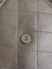 CHANEL 25S HOBO BAG 40 IN LILAC SILVER METALLIC CAVIAR