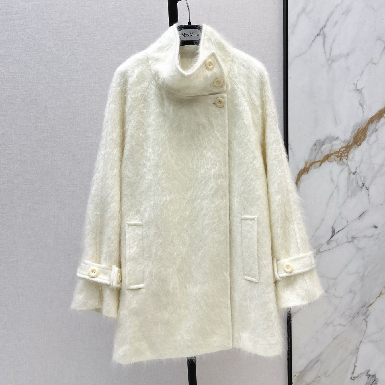 MAX MARA 25S PREMIUM CAPE COAT 096