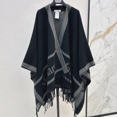 MAX MARA 25S JACQUARD CAPE COAT 007