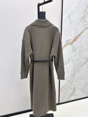 HERMES 25S LONG KNIT CARDIGAN 99430