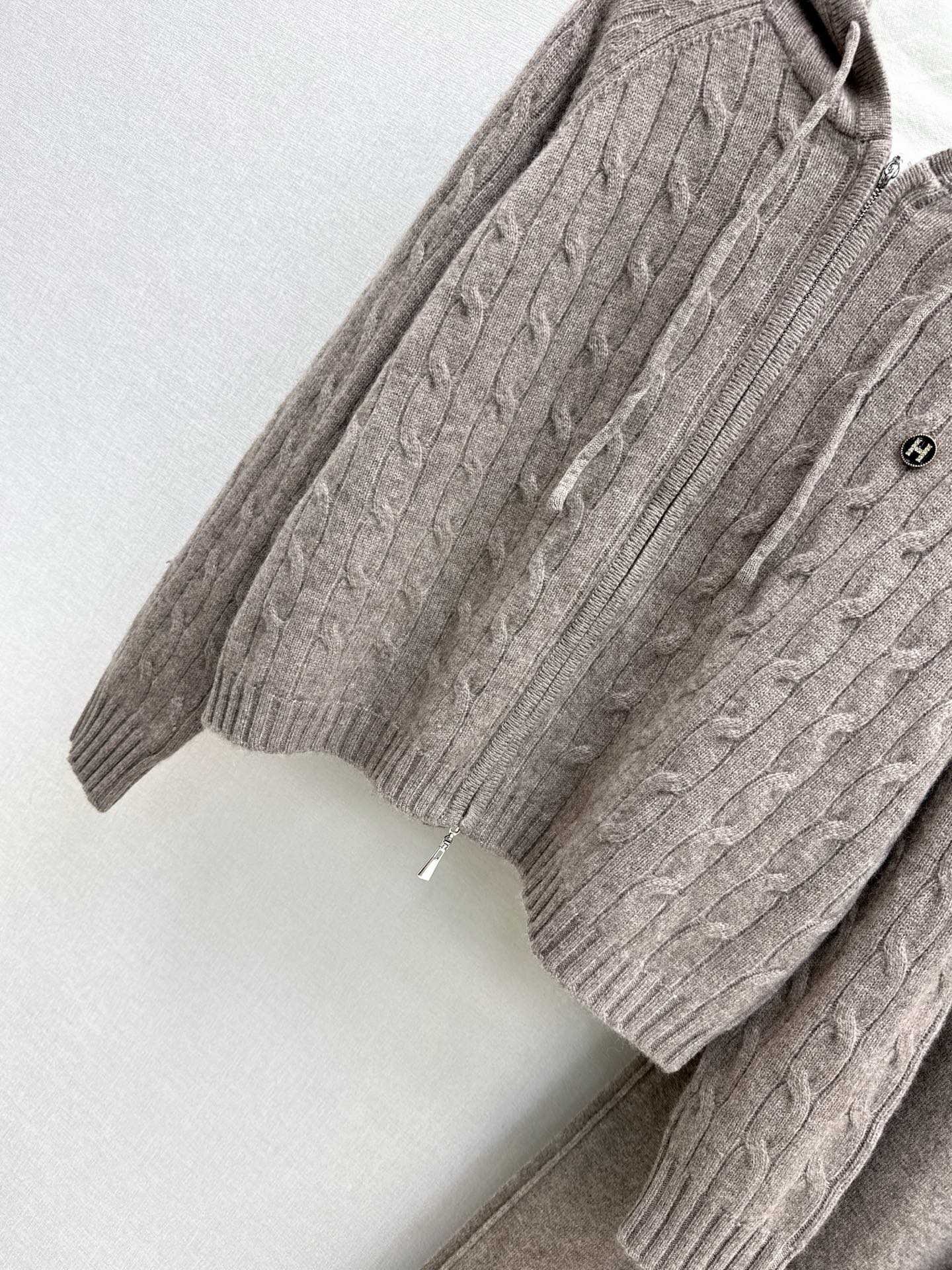 HERMES 25S OVERSIZED WOOL SUIT 026