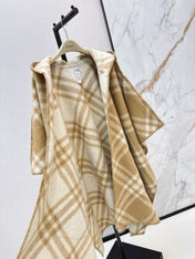 BURBERRY 25S REVERSIBLE CASHMERE CAPE 0045