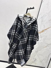 BURBERRY 25S REVERSIBLE CASHMERE CAPE 0046