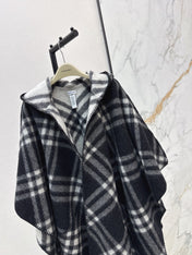 BURBERRY 25S REVERSIBLE CASHMERE CAPE 0046