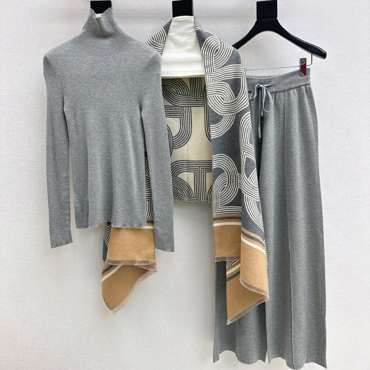 HERMES 25S THREE-PIECE KNIT SET 223