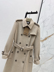 BURBERRY 25S LONG WOOL COAT 286