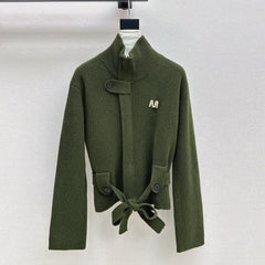 MAX MARA 25S STAND COLLAR CARDIGAN COAT 037