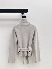 MAX MARA 25S STAND COLLAR CARDIGAN COAT 035