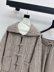 MAX MARA 25S OVERSIZED KNIT SET 033