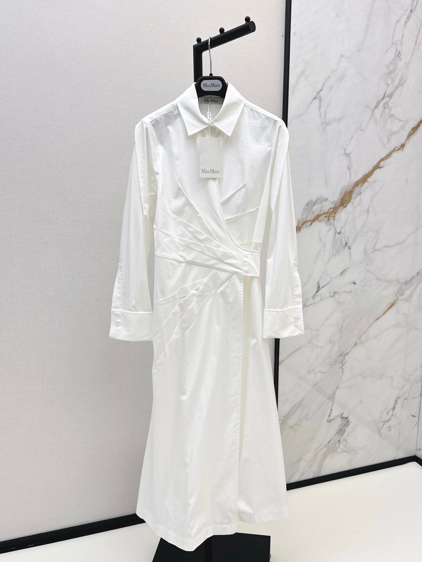 MAX MARA 25S LUXURY PLEATED MAXI DRESS 228