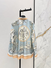 HERMES 25S SILK SHIRT 427