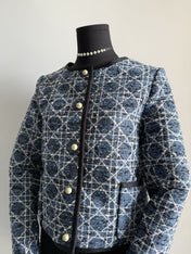 DIOR 25S CANNAGE CROPPED JACKET STYLE 056