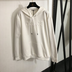CELINE 25S HOODIE AND WIDE-LEG ELASTIC PANTS SET 0107