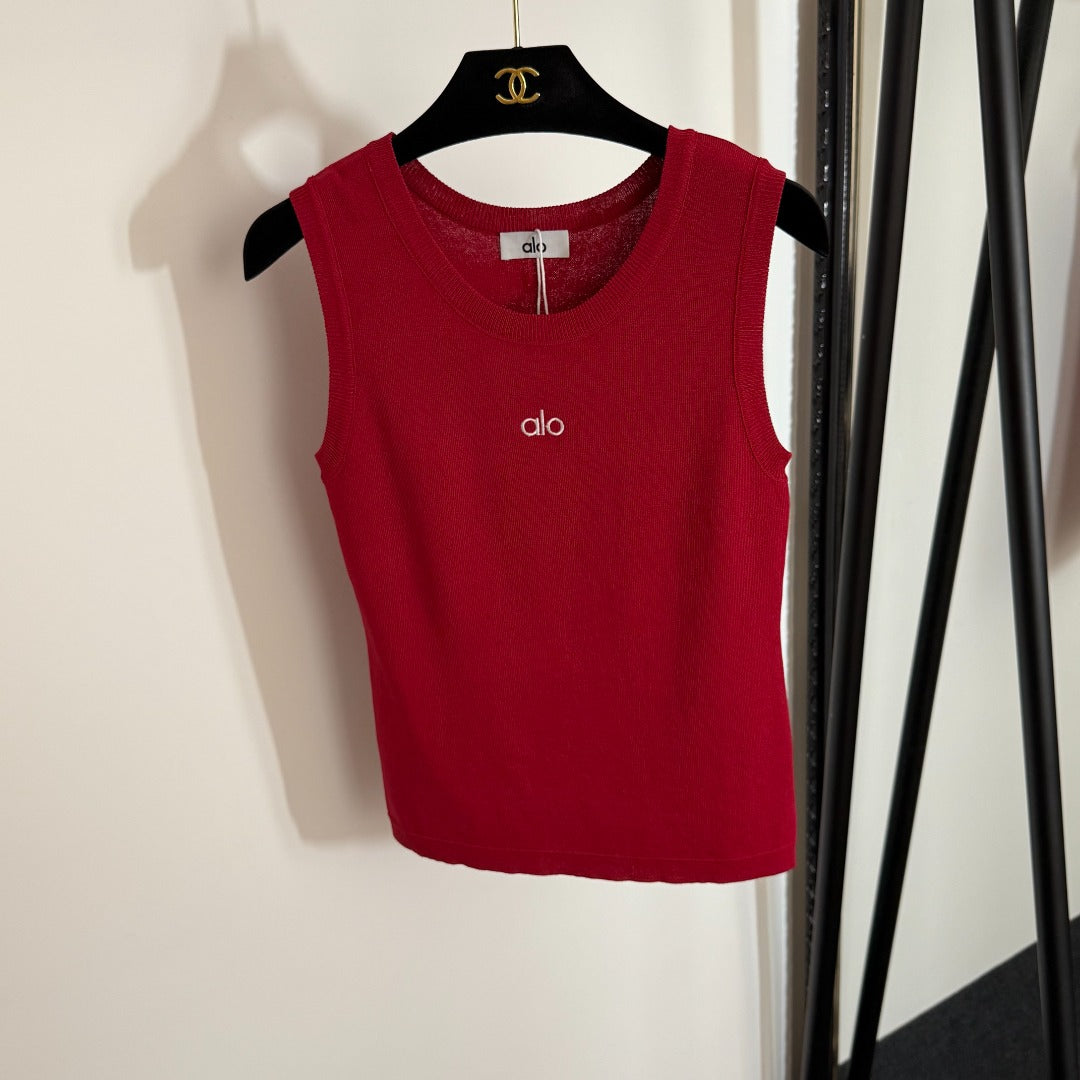 ALO KNIT SLEEVELESS TOP STYLE 163