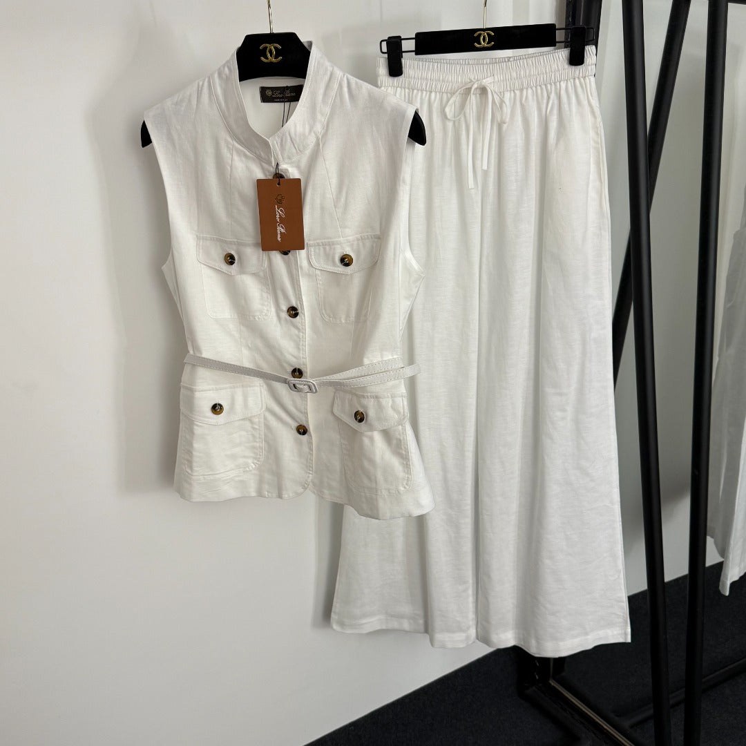 LP RELAXED-FIT TOP AND PANTS SET STYLE 185