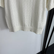 MIUMIU SHORT-SLEEVE KNIT TOP STYLE 397