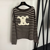 CELINE 25S SWEATER AND WIDE-LEG PANTS SET 0111