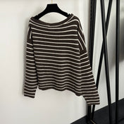 CELINE 25S SWEATER AND WIDE-LEG PANTS SET 0111