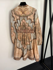 ZIMMERMANN 26S PUFF SLEEVE V-NECK DRESS STYLE 47