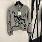 HERMES 25S KNITTED CARDIGAN JACKET 469