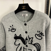 HERMES 25S KNITTED CARDIGAN JACKET 469