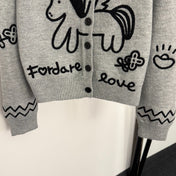 HERMES 25S KNITTED CARDIGAN JACKET 469