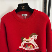 HERMES 25S LONG-SLEEVE SWEATER 467