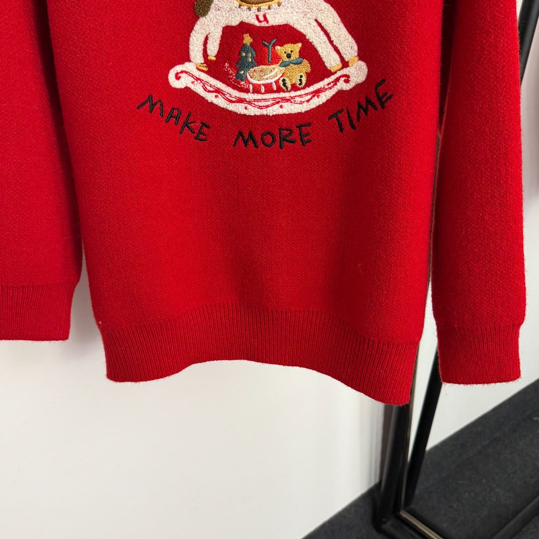 HERMES 25S LONG-SLEEVE SWEATER 467