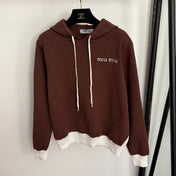 MIUMIU KNIT TOP AND STRAIGHT-LEG PANTS SET STYLE 857