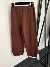 MIUMIU KNIT TOP AND STRAIGHT-LEG PANTS SET STYLE 857