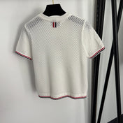 THOM 26S SHORT-SLEEVE KNIT TOP STYLE 26