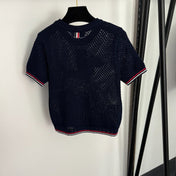 THOM 26S SHORT-SLEEVE KNIT TOP STYLE 27