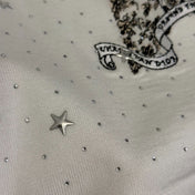 DIOR 26S RHINESTONE-EMBELLISHED KNITTED VEST 963