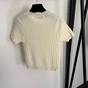 DIOR 26S SHORT-SLEEVE KNIT TOP 1031