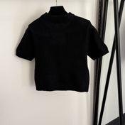 MIUMIU 26S SHORT SLEEVE KNIT TOP 1006