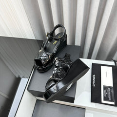 high heel sandals black quilted lambskin 95
