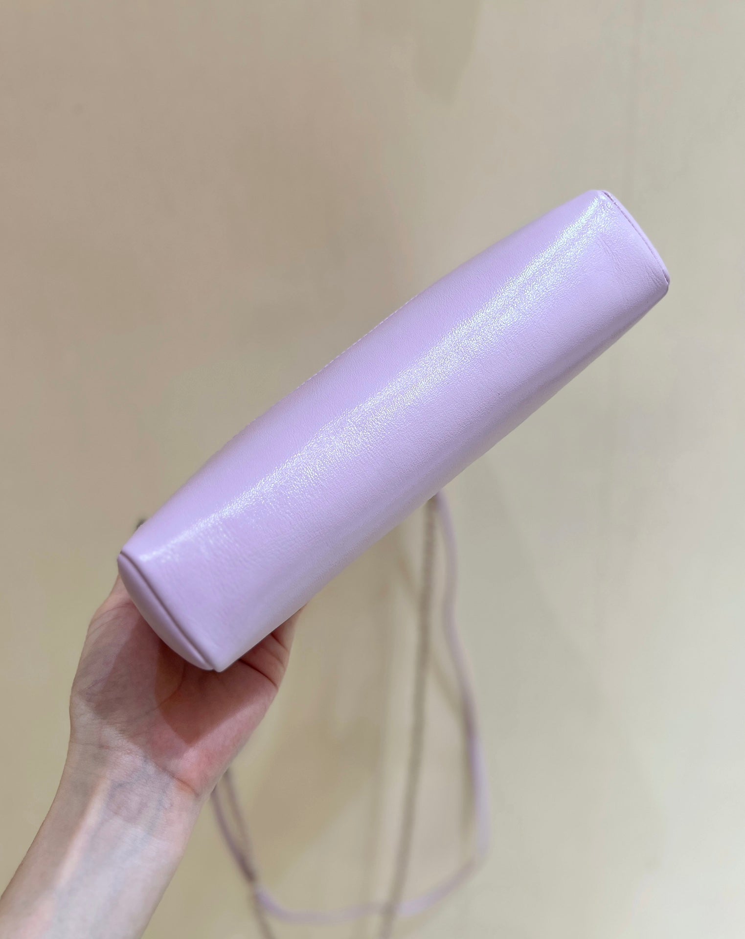 CHANEL 25S MINI SHOPPING BAG 23 IN LIGHT PURPLE CALFSKIN