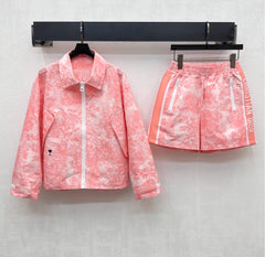 DIOR JACKET WITH TURN-DOWN COLLAR IN PINK