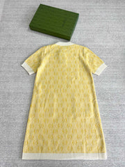 GUCCI SHORT-SLEEVE KNIT DRESS STYLE 70