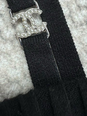 CC Sport Bra Black Wool Viscose