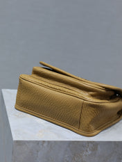 NIKI BABY 22 IN DIJON YELLOW ELEPHANT PATTERN LAMBSKIN