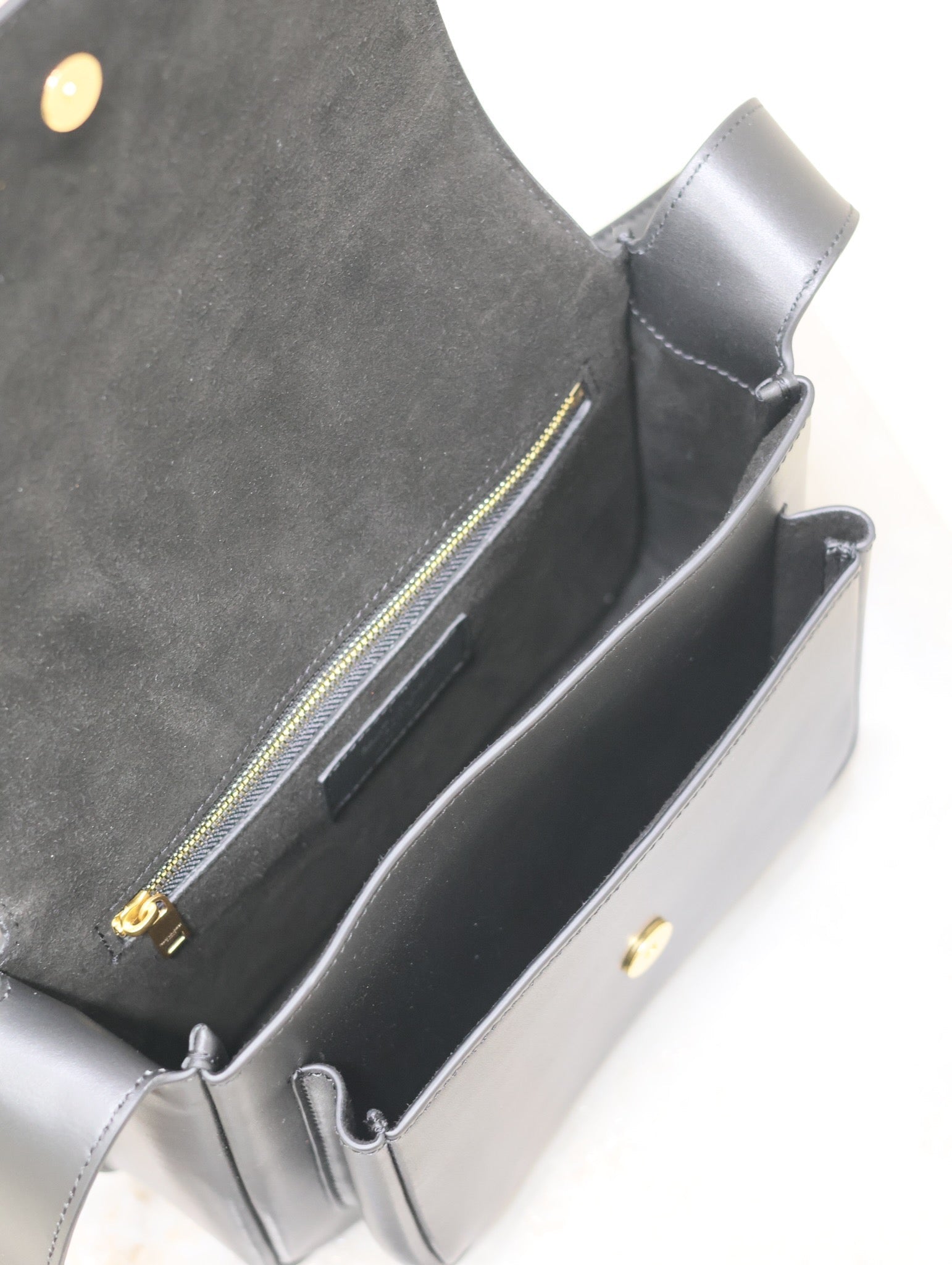 NIKI BABY 22 IN CHARCOAL GRAY CALFSKIN GOLD LOGO