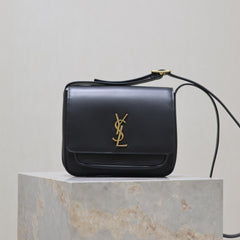 YSL 25S NIKI BABY 22 IN BLACK CALFSKIN GOLD HARDWARE