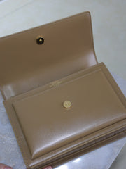 YSL 25S SUNSET BAG 22 IN BROWN CALFSKIN GOLD HARDWRE