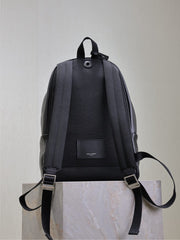 CITY BACKPACK 35 IN BLACK CALFSKIN