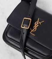 YSL 25S NIKI BABY 22 IN BLACK CALFSKIN GOLD HARDWARE