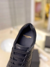 SL SL/61 SNEAKERS BLACK PERFORATED CALFSKIN