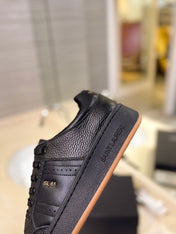 SL SL/61 SNEAKERS BLACK PERFORATED CALFSKIN