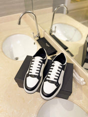 SL SL/61 SNEAKERS WHITE-BLACK CALFSKIN
