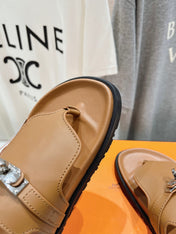 EMPIRE SANDAL CARAMEL CALFSKIN